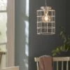 Habitat Cepheus Small Wire Shade - White -Home Sales Store 9521432 R Z001A