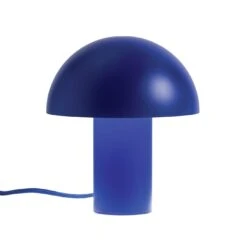 Habitat Ngami Mushroom Aluminium LED Touch Table Lamp - Blue -Home Sales Store 9521535 R Z006A