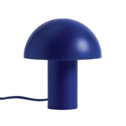 Habitat Ngami Mushroom Aluminium LED Touch Table Lamp - Blue -Home Sales Store 9521535 R Z007A