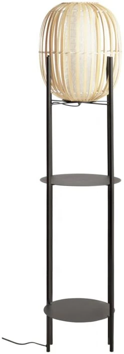 Habitat Aoki Bamboo Shelved Floor Lamp -Home Sales Store 9521700 R Z001C