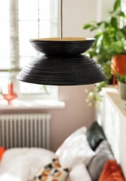 Habitat Hypnos Spun Bamboo 2 Tier Shade - Black -Home Sales Store 9523832 R Z002C