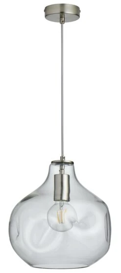 Habitat Ori Dimple Glass Pendant - Clear -Home Sales Store 9525067 R Z001C