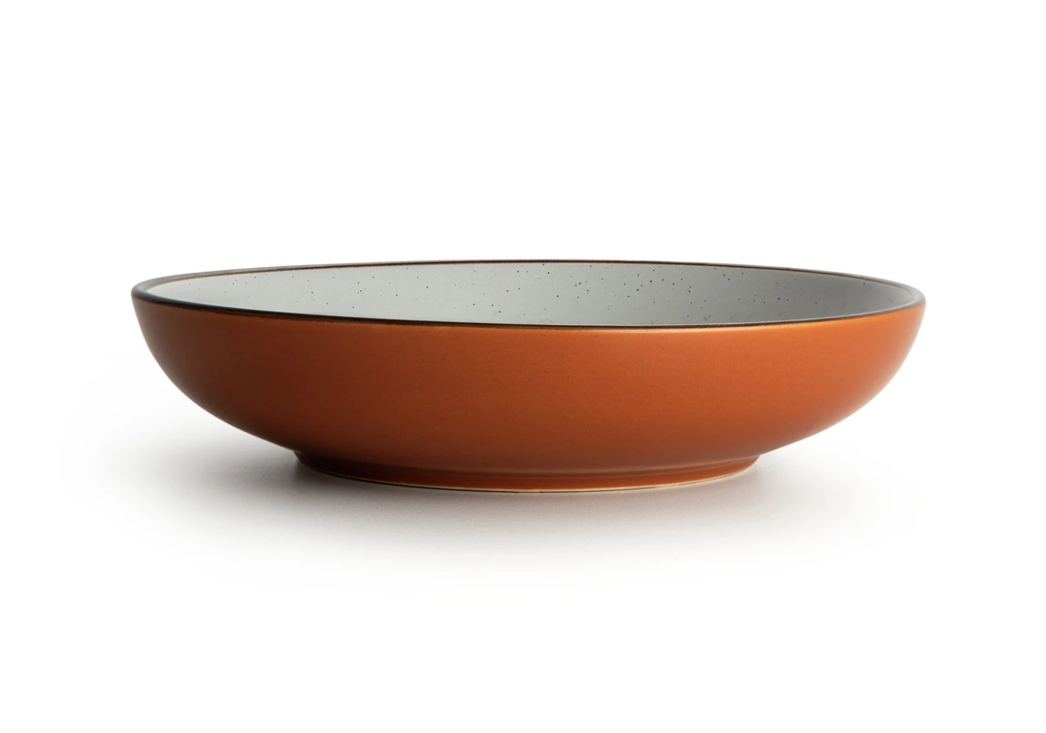 Habitat Speckle 4 Piece Stoneware Pasta Bowl - Rust 6 Habitat Speckle 4 Piece Stoneware Pasta Bowl - Rust - Image 4