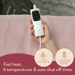 Dreamland Snuggle Up Pink Heated Throw - Large 14 Dreamland Snuggle Up Pink Heated Throw - Large -Home Sales Store 9528332 R Z004A