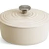 Habitat 2.4 Litre Oval Iron Casserole Dish - Cream 1 Habitat 2.4 Litre Oval Iron Casserole Dish - Cream -Home Sales Store 9529393 R Z001A