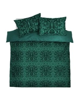Habitat Floral Cheetah Print Green Bedding Set - Single -Home Sales Store 9531422 R Z002A
