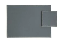 Habitat Faux Leather Set Of 4 Placemats And Coasters Set -Home Sales Store 9531453 R Z003A