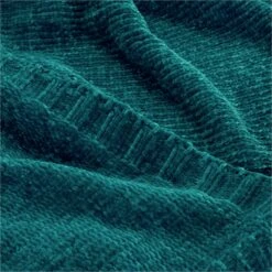 Habitat Chenille Throw - Teal Blue - 125x150cm -Home Sales Store 9532115 R Z002A
