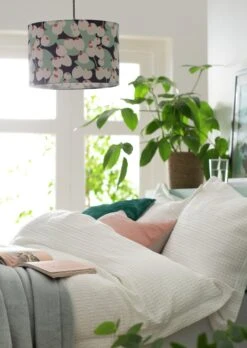 Habitat Cruz Scandi Printed 30cm Drum Shade -Home Sales Store 9532287 R Z002C