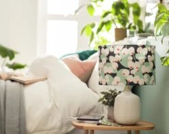 Habitat Cruz Scandi Printed 30cm Drum Shade -Home Sales Store 9532287 R Z003C