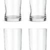 Habitat Clear Pinched Set Of 4 Hi Ball Glasses -Home Sales Store 9535260 R Z001A