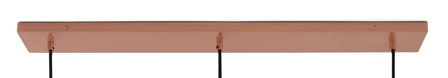 Habitat Coleman Metal 3 Light Bar Pendant Light - Copper 7 Habitat Coleman Metal 3 Light Bar Pendant Light - Copper - Image 5