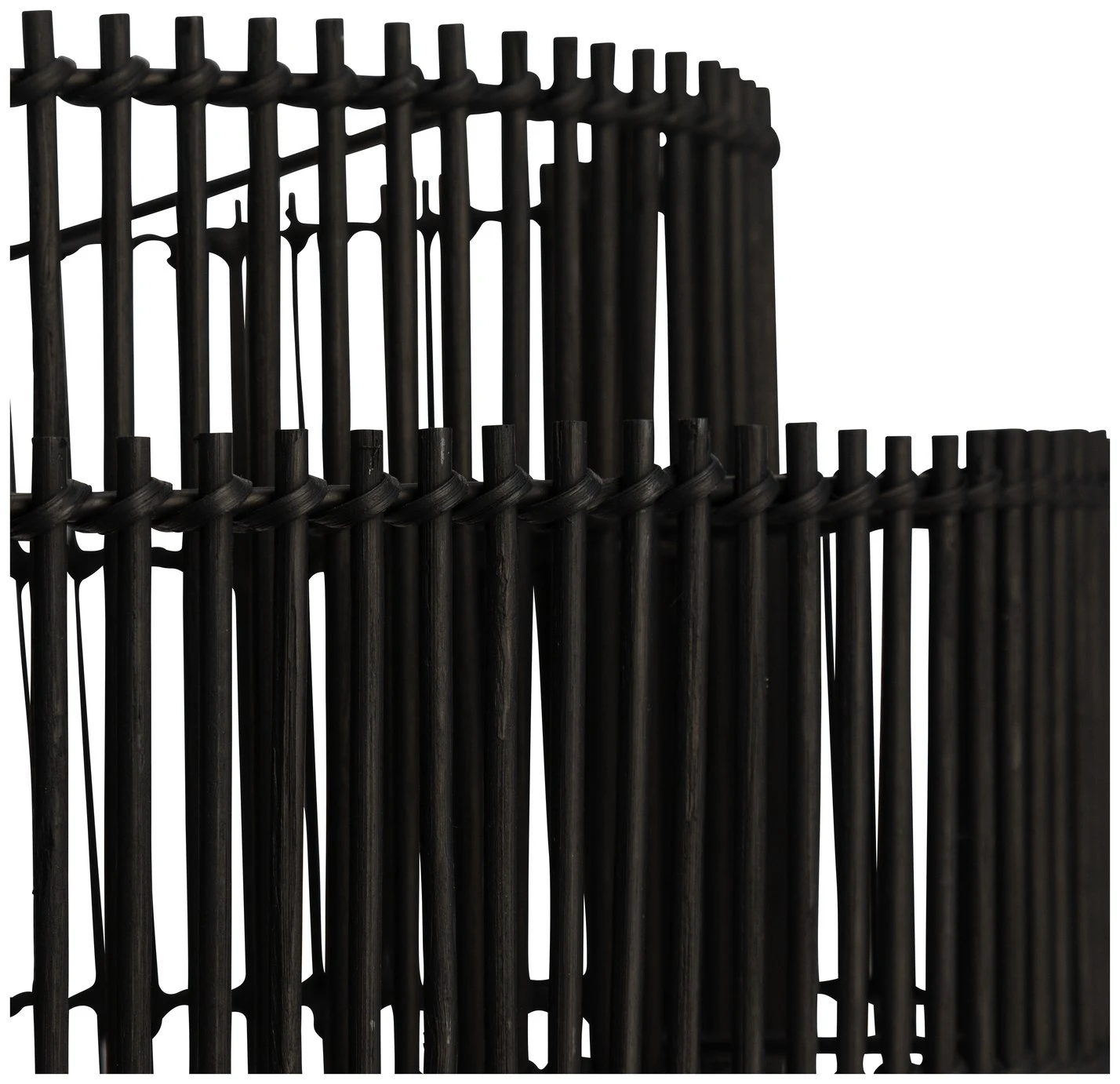 Habitat Bamboo 2 Tier Pendant Shade - Black 7 Habitat Bamboo 2 Tier Pendant Shade - Black - Image 5