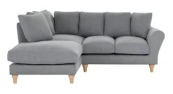 Habitat Carrie Fabric Left Hand Corner Chaise Sofa - Grey -Home Sales Store 9539084 R Z002A