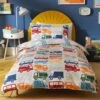 Habitat Kids Transport Multicolour Bedding Set - Single 1 Habitat Kids Transport Multicolour Bedding Set - Single -Home Sales Store 9541429 R Z001A