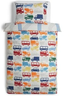 Habitat Kids Transport Multicolour Bedding Set - Single -Home Sales Store 9541429 R Z002A