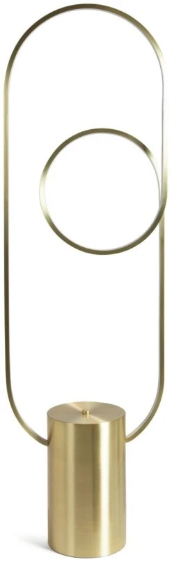 Habitat Pill LED Floor Lamp - Brushed Brass -Home Sales Store 9542569 R Z001C