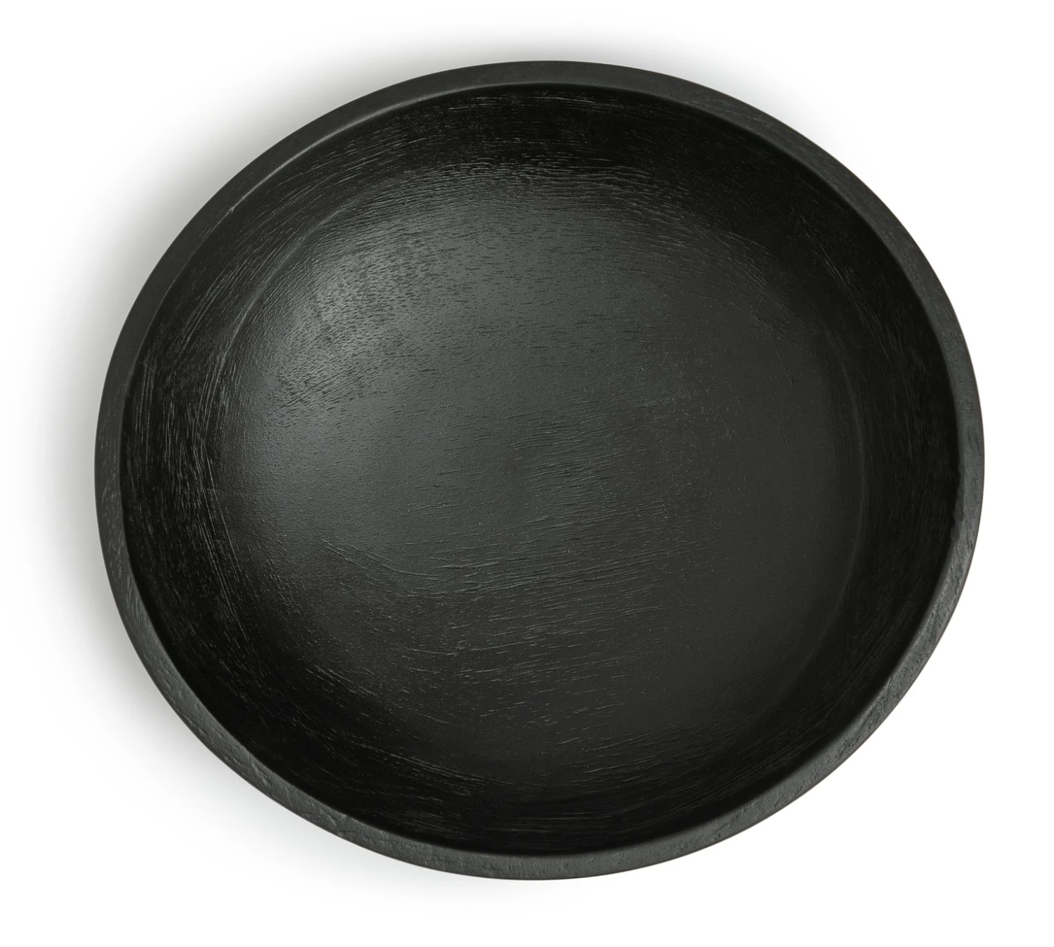 Habitat Mango Wood Serve Bowl - Black 6 Habitat Mango Wood Serve Bowl - Black - Image 4