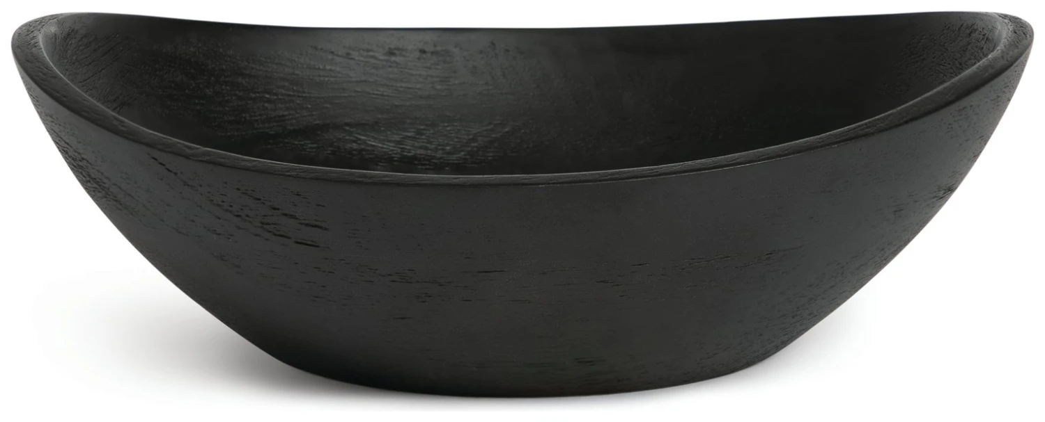 Habitat Mango Wood Serve Bowl - Black 9 Habitat Mango Wood Serve Bowl - Black - Image 7