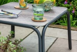 Habitat Nora 2 Seater Metal Garden Bistro Set - Grey -Home Sales Store 9548415 R Z005C