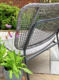 Habitat Nora 2 Seater Metal Garden Bistro Set - Grey -Home Sales Store 9548415 R Z010C