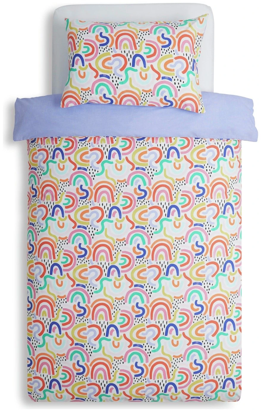 Habitat Kids Rainbow Brights Bedding Set - Single 5 Habitat Kids Rainbow Brights Bedding Set - Single - Image 3