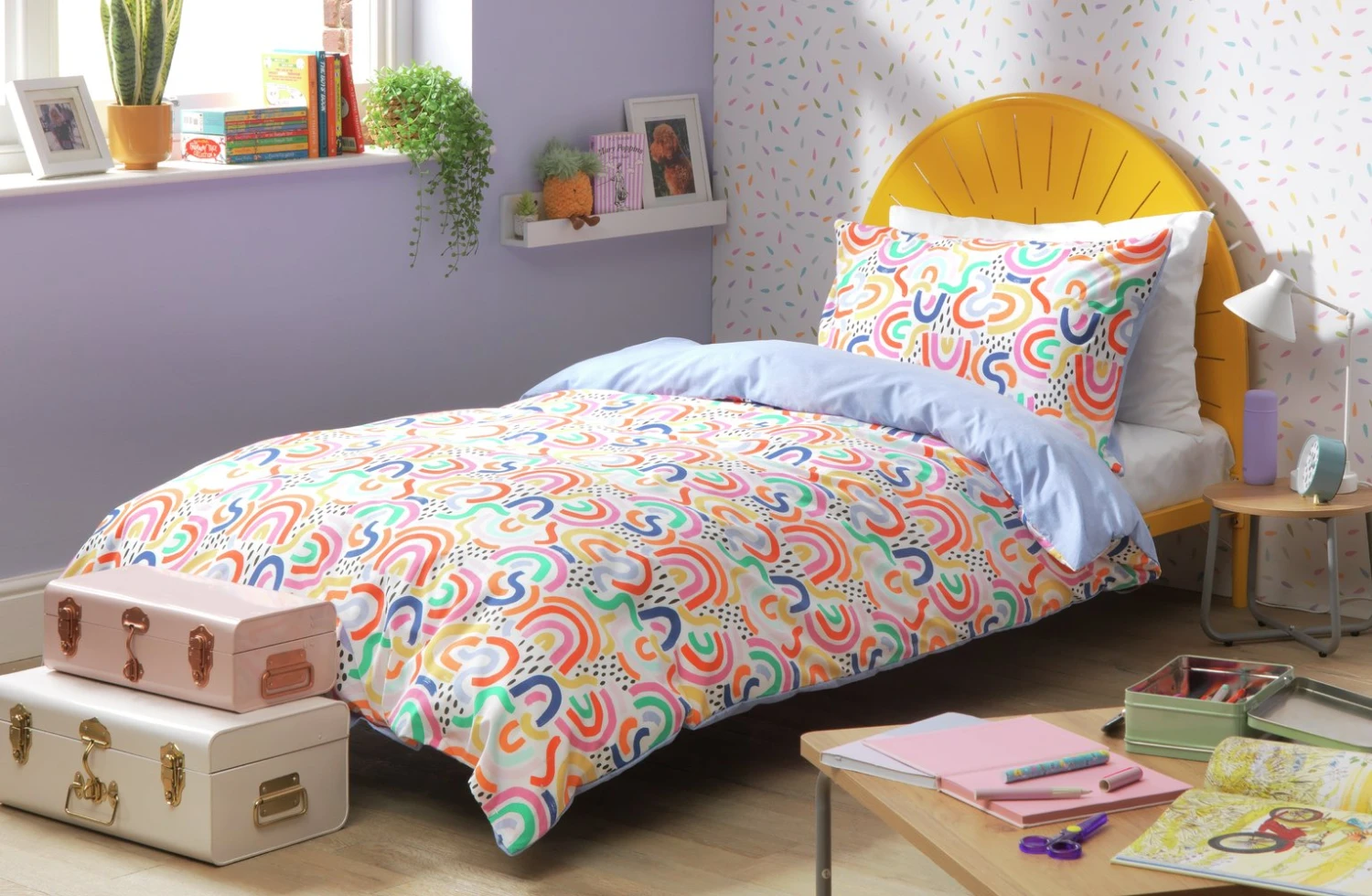 Habitat Kids Rainbow Brights Bedding Set - Single 8 Habitat Kids Rainbow Brights Bedding Set - Single - Image 6