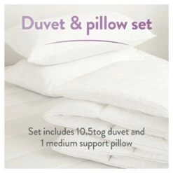 Slumberdown Duvet Days 10.5 Tog Duvet And Pillow Set -Single -Home Sales Store 9554911 R Z003A
