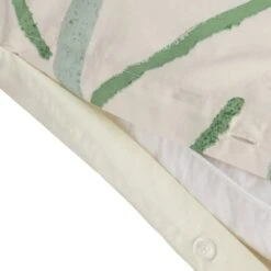 Habitat Cotton 180TC Maxi Leaf Green Bedding Set - Single -Home Sales Store 9555374 R Z004A