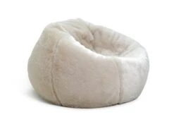 Kaikoo Ayrton Fur Beanbag- Cream -Home Sales Store 9556696 R Z002A