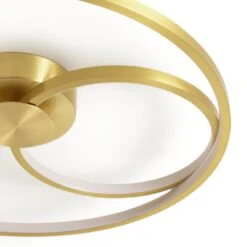 Habitat Pill Metal LED Flush Ceiling Light - Brushed Brass -Home Sales Store 9559851 R Z002A