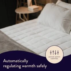 Dreamland Organic Cotton Warming Mattress Protector-Single 20 Dreamland Organic Cotton Warming Mattress Protector-Single -Home Sales Store 9560321 R Z007A