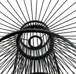 Habitat Wood 3 Tier Pendant Shade - Black -Home Sales Store 9561007 R Z003A