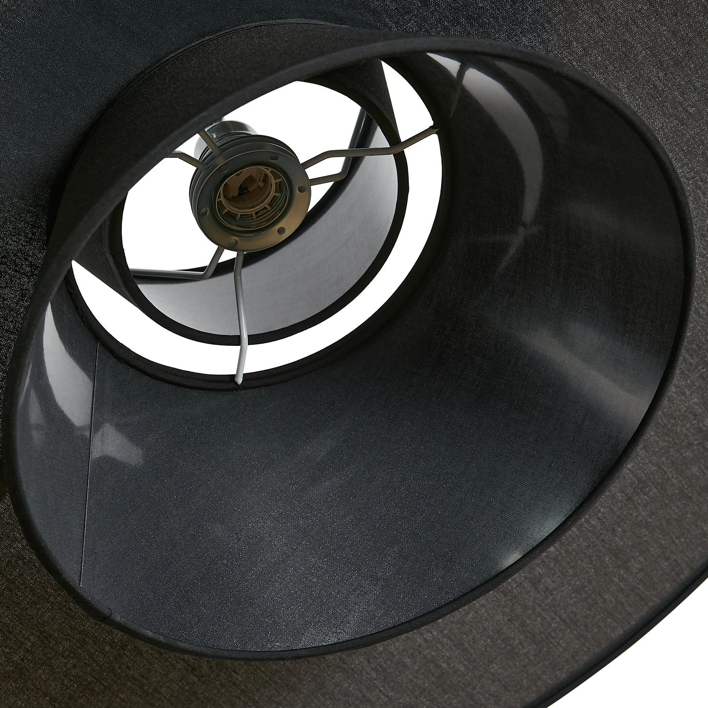 Habitat Linen Otton 2 Tier Easy Fit Shade - Black 7 Habitat Linen Otton 2 Tier Easy Fit Shade - Black - Image 5