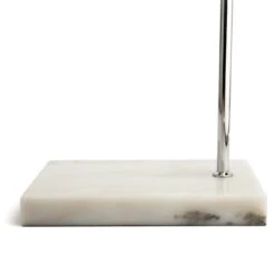 Habitat Nalone Arc Floor Lamp – Chrome & Marble -Home Sales Store 9562415 R Z003A