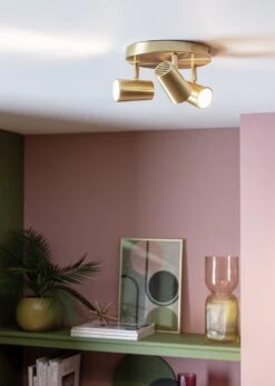 Habitat 3 Light Spotlight Plate - Brass 13 Habitat 3 Light Spotlight Plate - Brass -Home Sales Store 9563366 R Z002C