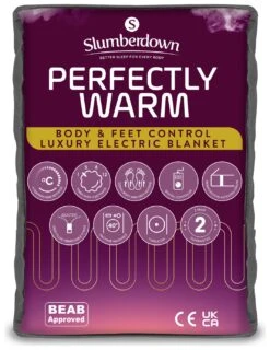 Slumberdown Perfectly Warm Luxury Electric Blanket - Single 19 Slumberdown Perfectly Warm Luxury Electric Blanket - Single -Home Sales Store 9564516 R Z001A 1