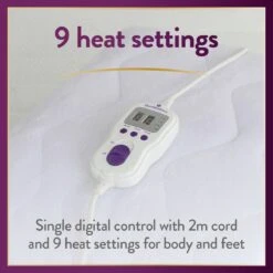 Slumberdown Perfectly Warm Luxury Electric Blanket - Single 21 Slumberdown Perfectly Warm Luxury Electric Blanket - Single -Home Sales Store 9564516 R Z003A