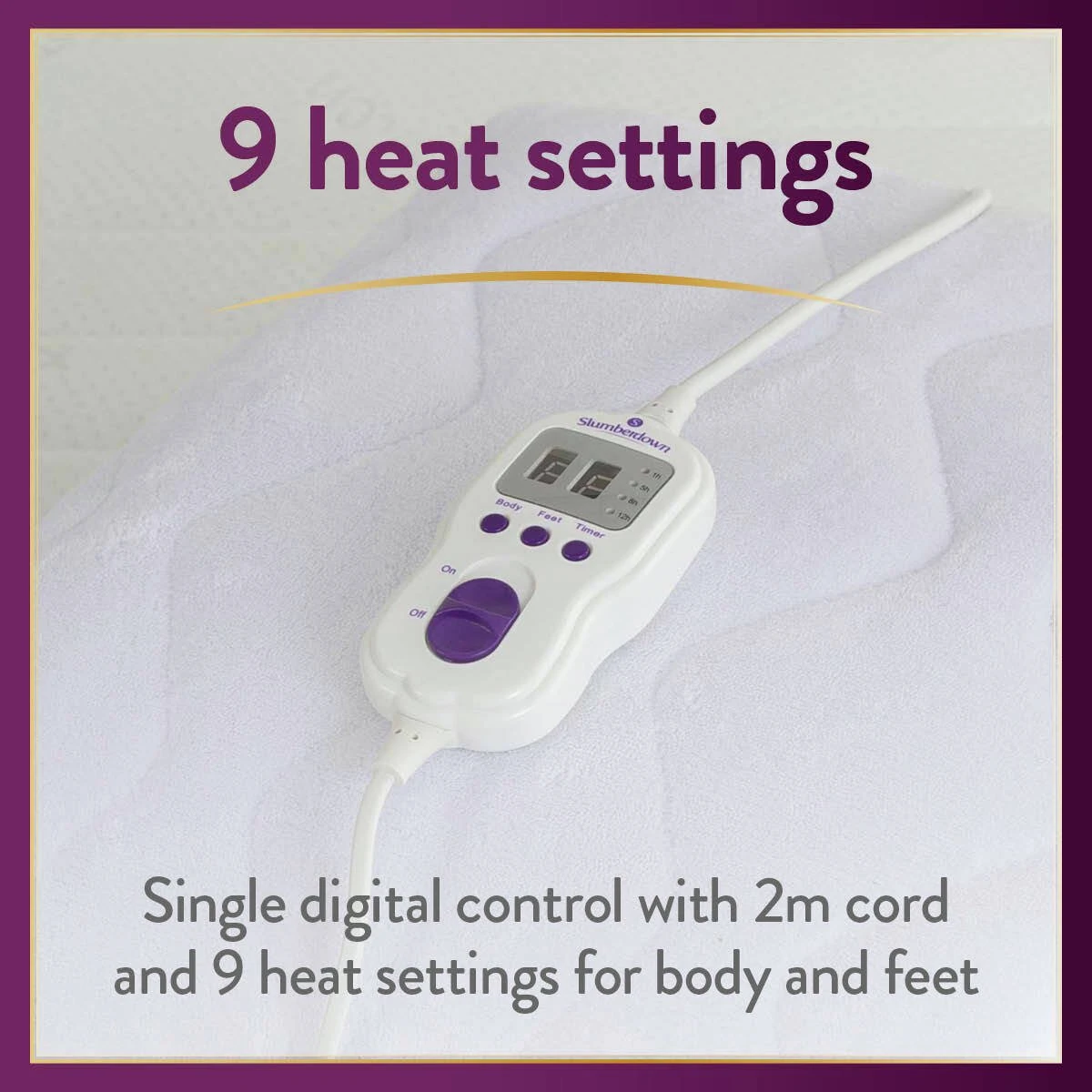 Slumberdown Perfectly Warm Luxury Electric Blanket - Single 6 Slumberdown Perfectly Warm Luxury Electric Blanket - Single - Image 4