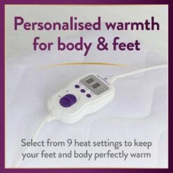 Slumberdown Perfectly Warm Luxury Electric Blanket - Single 22 Slumberdown Perfectly Warm Luxury Electric Blanket - Single -Home Sales Store 9564516 R Z004A