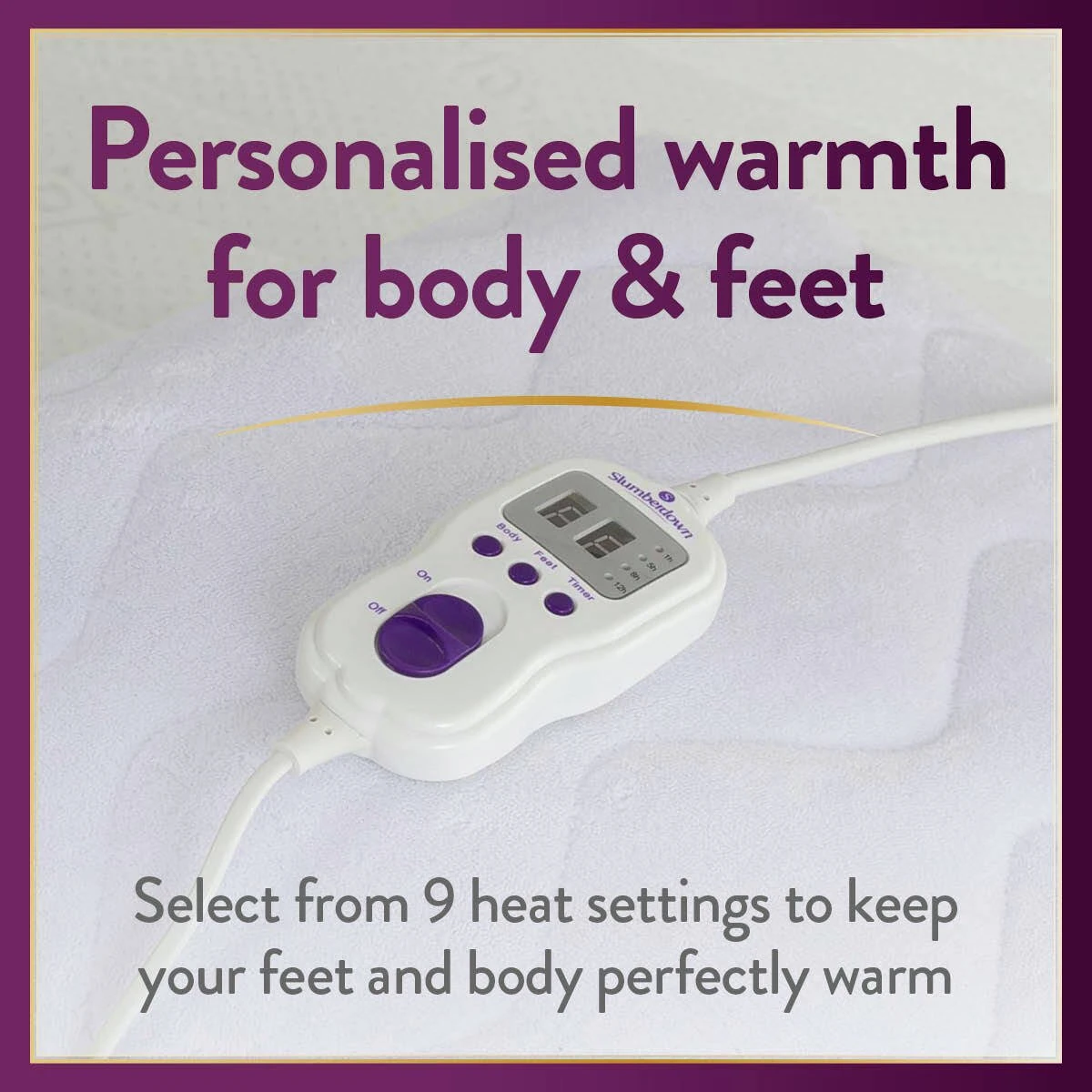 Slumberdown Perfectly Warm Luxury Electric Blanket - Single 7 Slumberdown Perfectly Warm Luxury Electric Blanket - Single - Image 5