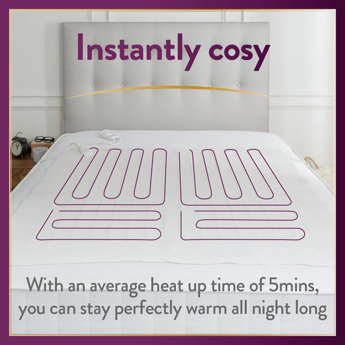 Slumberdown Perfectly Warm Luxury Electric Blanket - Single 11 Slumberdown Perfectly Warm Luxury Electric Blanket - Single - Image 9