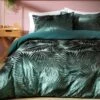 Habitat Feather Velvet Green Bedding Set - Double -Home Sales Store 9564798 R Z001A