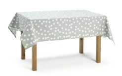 Habitat Spot Wipe Clean Tablecloth - Grey And White 8 Habitat Spot Wipe Clean Tablecloth - Grey And White -Home Sales Store 9566710 R Z002A