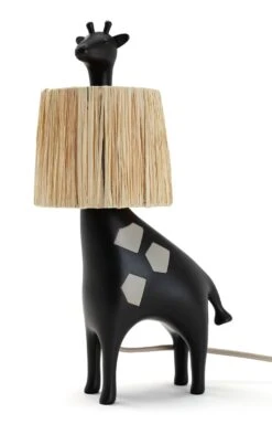 Habitat Kids Giraffe Rattan Table Lamp - Black 10 Habitat Kids Giraffe Rattan Table Lamp - Black -Home Sales Store 9568574 R Z001C