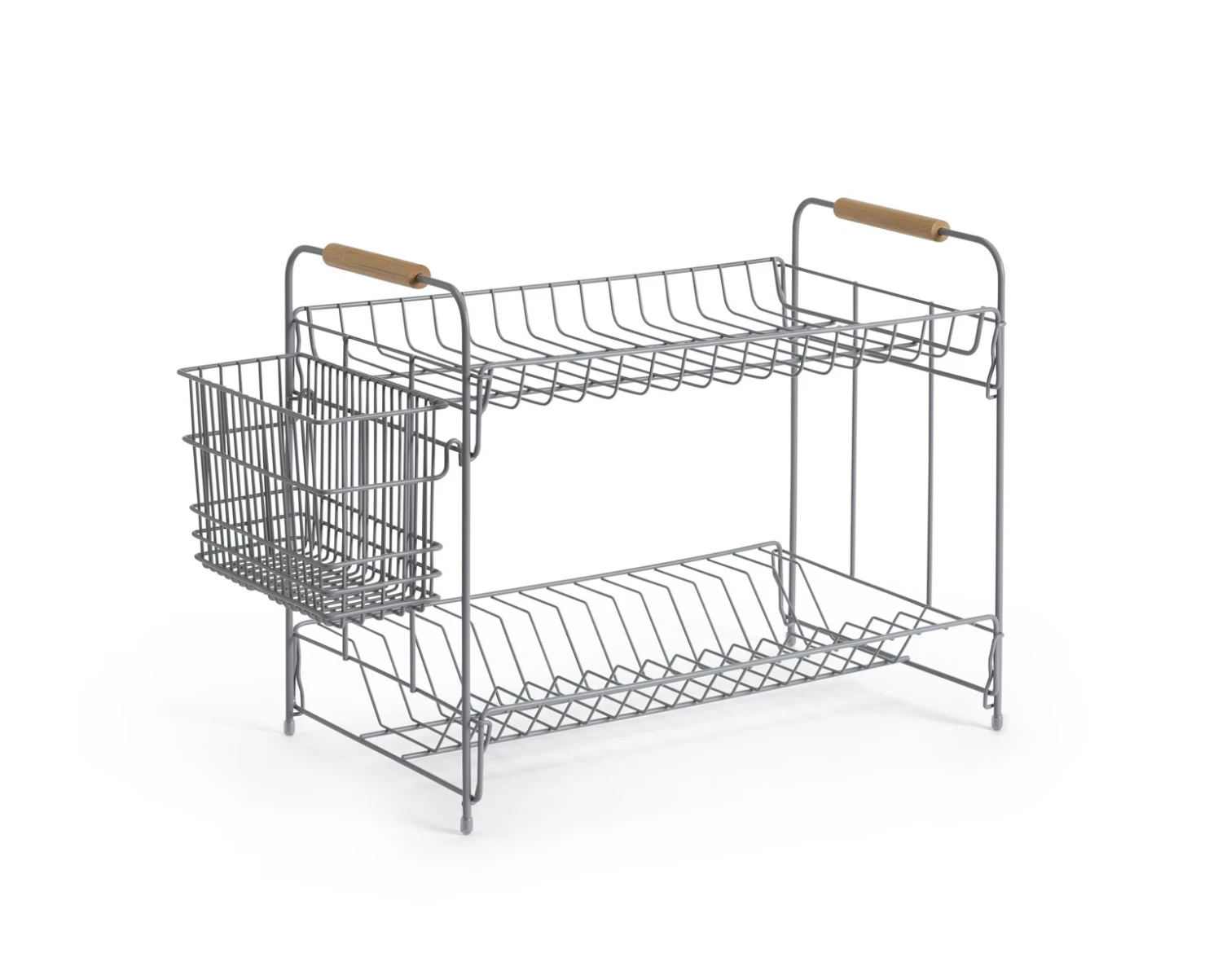 Habitat Industrial Wire Dish Drainer - Grey 5 Habitat Industrial Wire Dish Drainer - Grey - Image 3