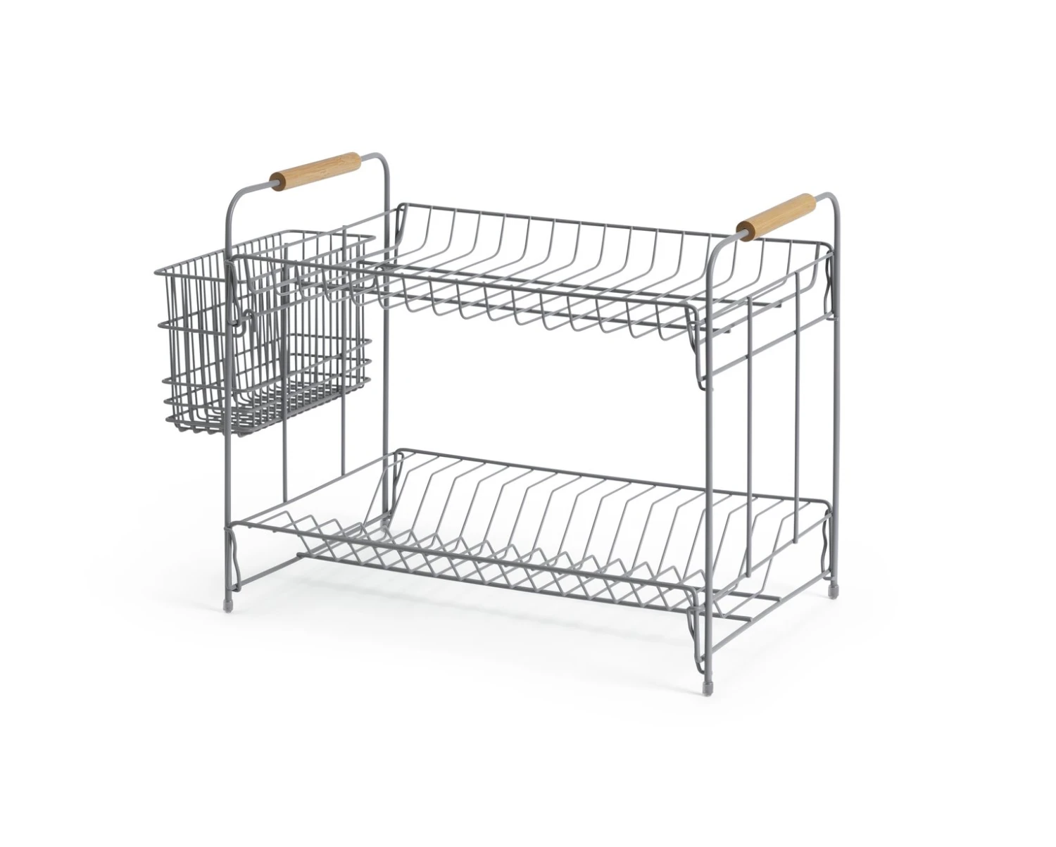 Habitat Industrial Wire Dish Drainer - Grey 6 Habitat Industrial Wire Dish Drainer - Grey - Image 4