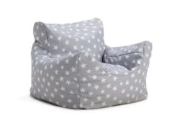 Habitat Kids Funzee Grey Stars Bean Bag -Home Sales Store 9571815 R Z003A