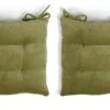 Habitat Citrine Pack Of 2 Seat Cushions - Olive Green 1 Habitat Citrine Pack Of 2 Seat Cushions - Olive Green -Home Sales Store 9572508 R Z001A
