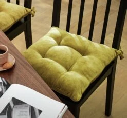 Habitat Citrine Pack Of 2 Seat Cushions - Olive Green -Home Sales Store 9572508 R Z001C